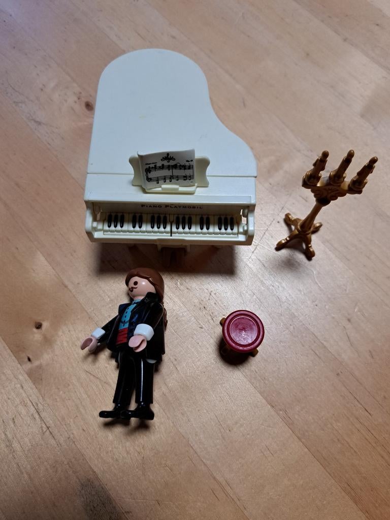 Playmobil pianist, Ophalen of Verzenden, Actiefiguurtje