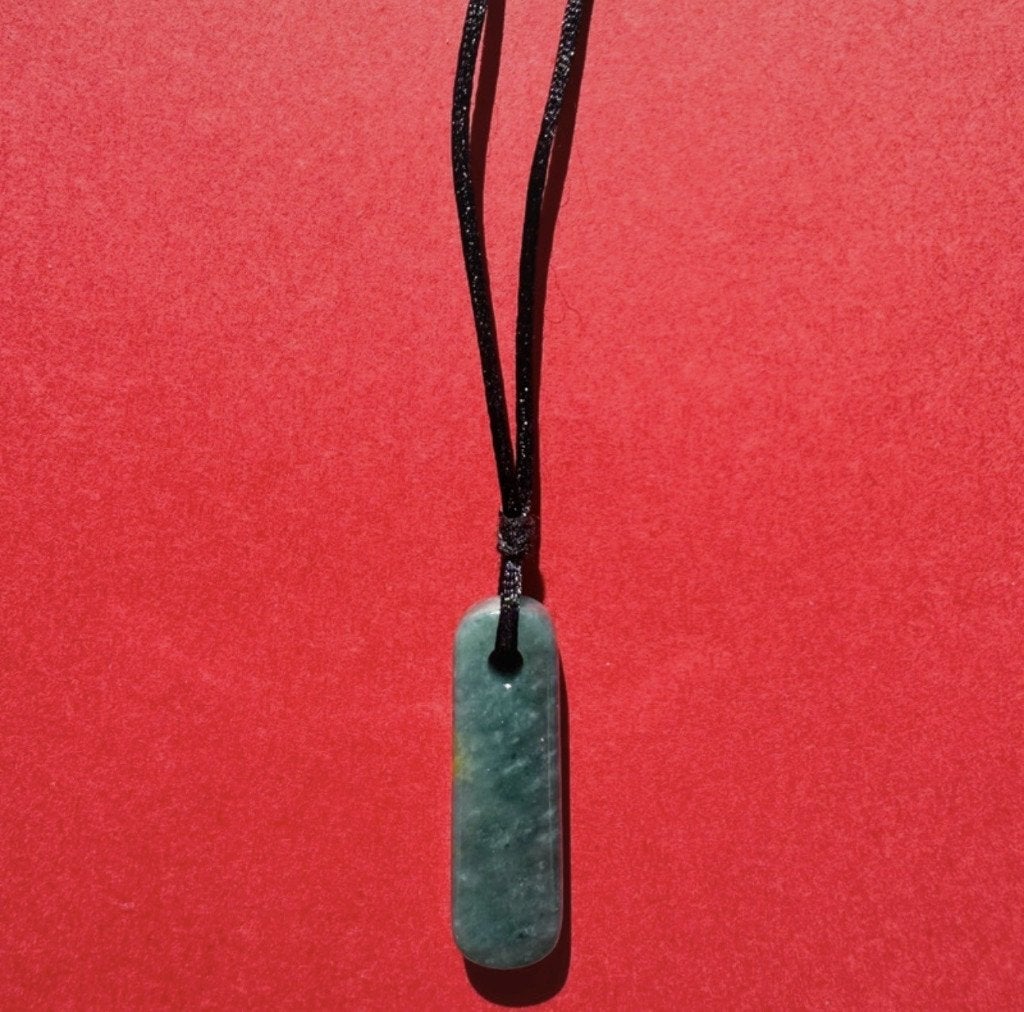 Guatamala Jade ketting, Blauw, Nieuw, Ophalen of Verzenden, Steen of Mineraal