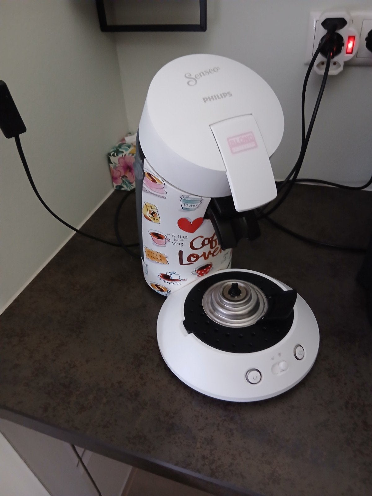 Slechts 2x gebruikt blond amsterdam senseo, Ophalen of Verzenden, Zo goed als nieuw, Koffiemachine