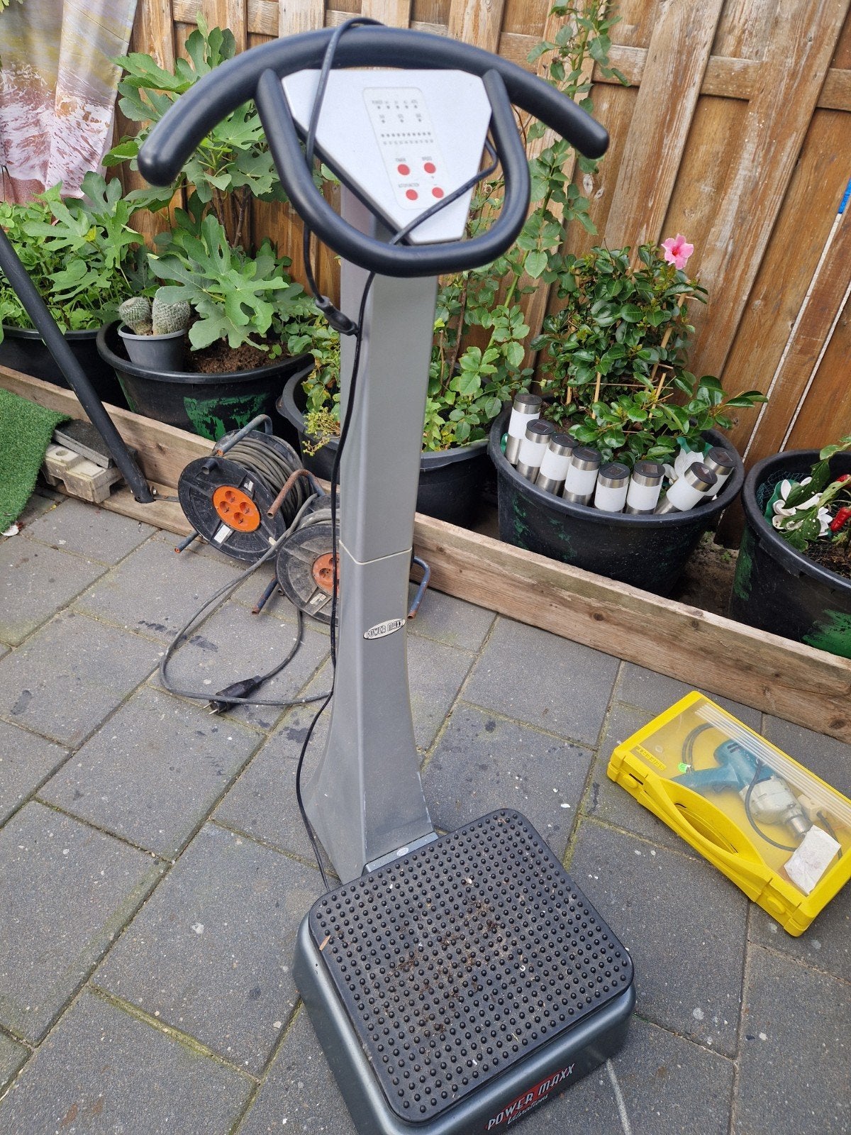 Power Maxx Trilplaat - Zo goed als nieuw, Trilplaat, Benen, Ophalen of Verzenden, Zo goed als nieuw