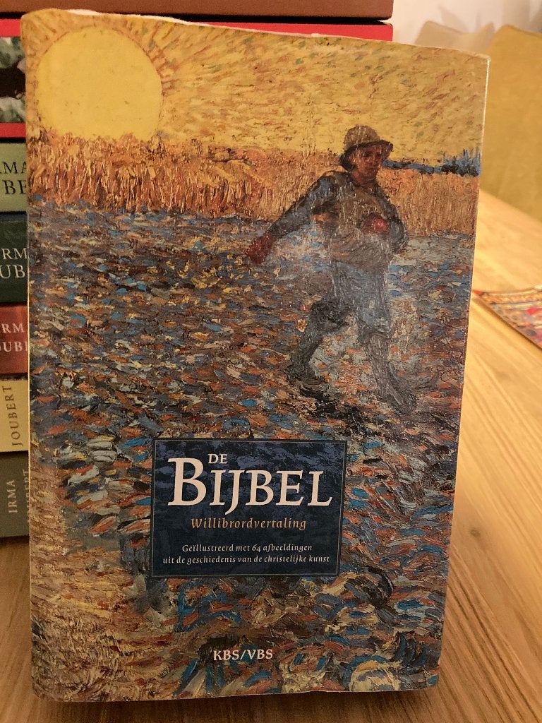 De Bijbel Willibrordvertaling (voorkant Van Gogh), Ophalen of Verzenden, Zie beschrijving