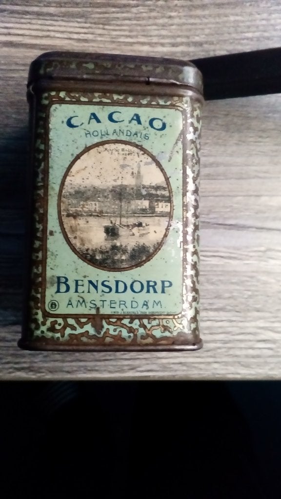 bensdorp cacao blikje, Verzamelen, Ophalen of Verzenden, Gebruikt, Overige
