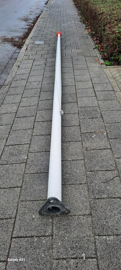 Vlaggenmast 6 meter, Ophalen