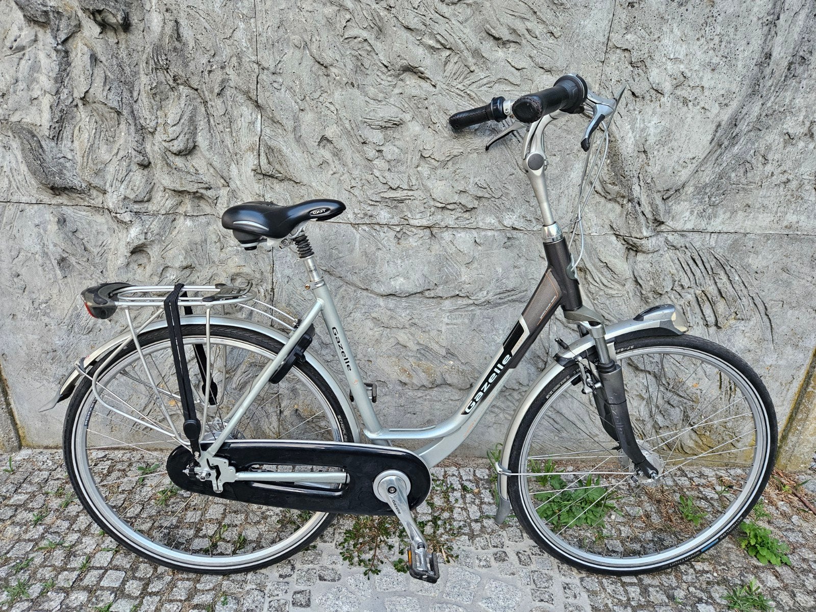 gazalle Orange damesfiets met 8 Versnellingen, Fietsen en Brommers, Fietsen | Dames | Damesfietsen, Ophalen, 53 tot 56 cm, Versnellingen
