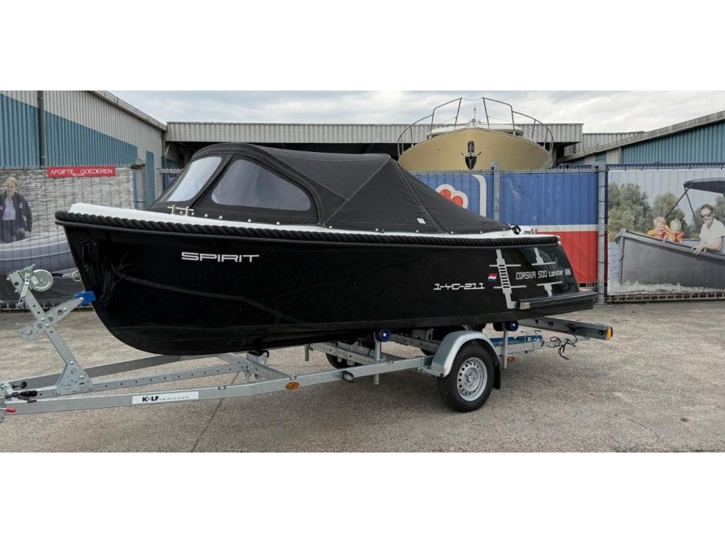 Corsiva 500 Tender Honda 40pk + Kalf trailer, 2 m, Corsiva, Overige typen, Gebruikt