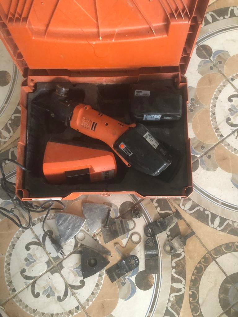 Fein multitool 18V op accus, Ophalen of Verzenden, Zo goed als nieuw