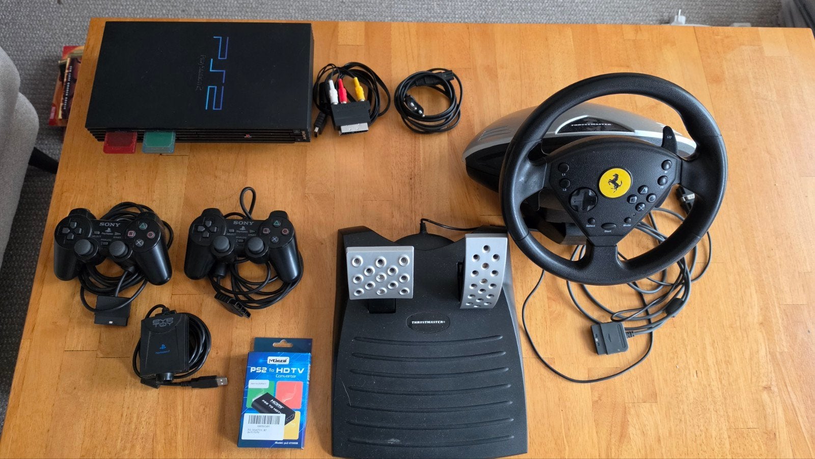 PlayStation 2 met 41 spellen en veel extra's, Gebruikt, Met games, Met 2 controllers, Ophalen of Verzenden