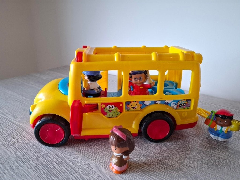 Fisher-Price bus, Kinderen en Baby's, Speelgoed | Fisher-Price, Ophalen, Zo goed als nieuw, Auto of Voertuig, Met licht