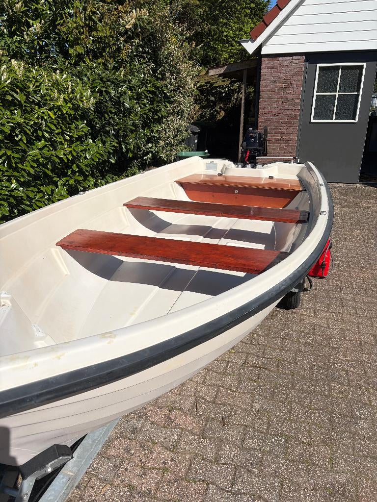 terhi 440 complete set, Watersport en Boten, Vis- en Consoleboten, Ophalen, Gebruikt, Tot 10 pk, Buitenboordmotor