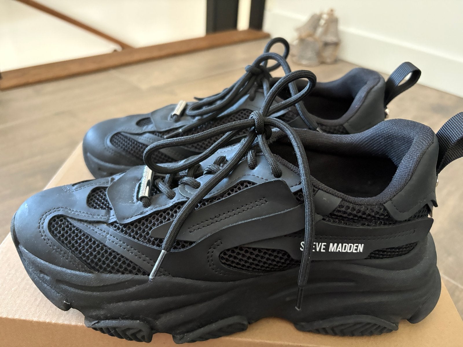 Steve Madden Possession-E Sneakers Zwart Maat 39, Kleding | Dames, Zwart, Ophalen of Verzenden, Sneakers of Gympen, Zo goed als nieuw