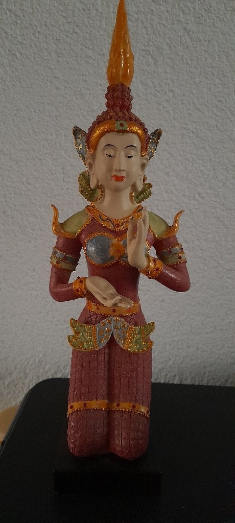 Uniek handgemaakt Thais Rama beeld - gelimiteerde oplage, Antiek en Kunst, Verzenden, 20 - 50 cm, Beeld, Composieten