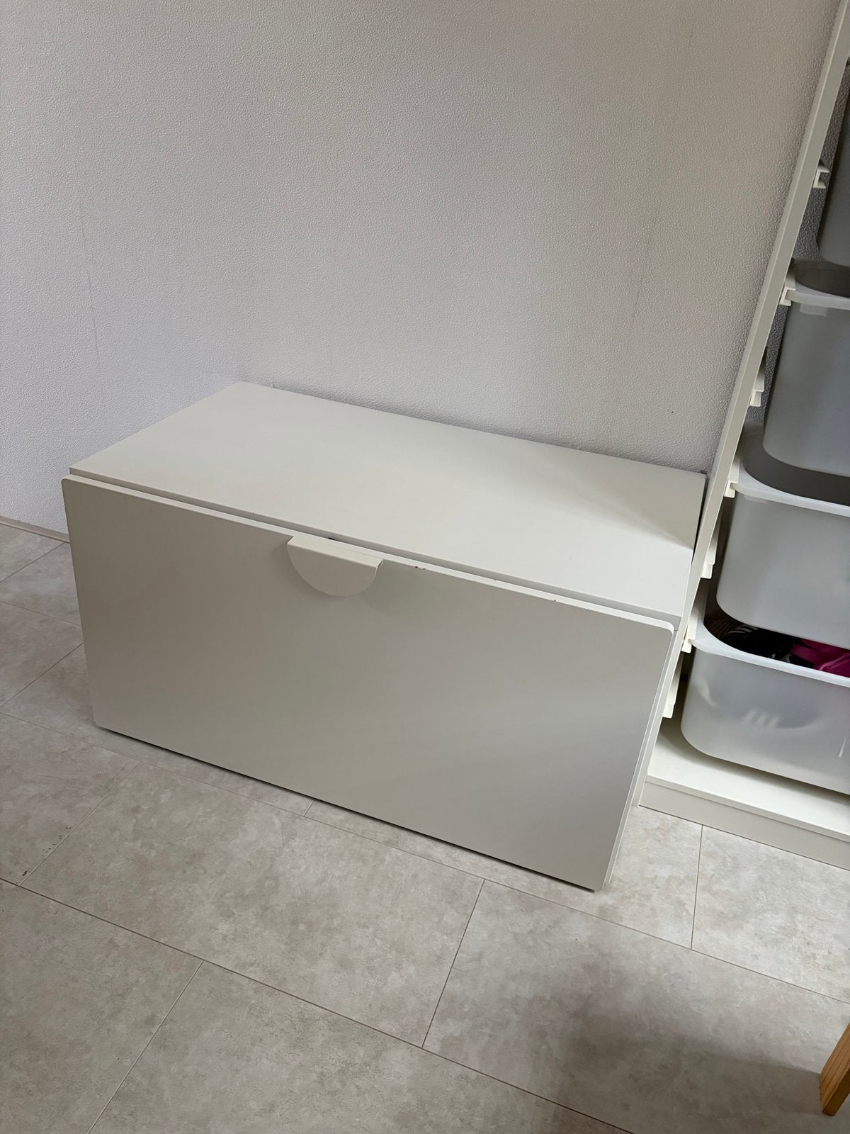IKEA SMÅSTAD Speelgoedkist Wit, Ophalen, Gebruikt, Wit, Opbergmeubel