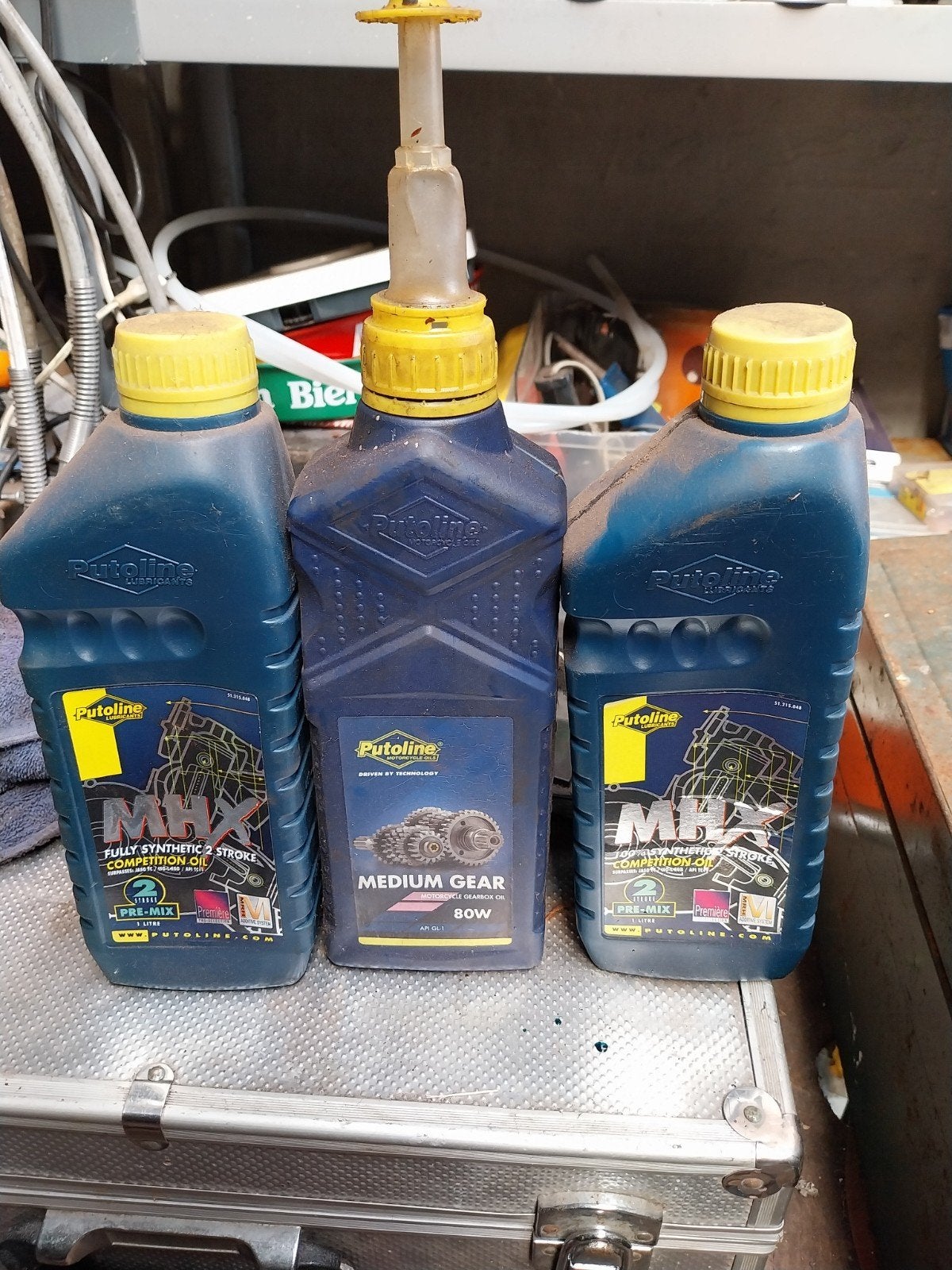 Putoline MBX 2-takt motorolie en Medium Gear 80W, Ophalen of Verzenden