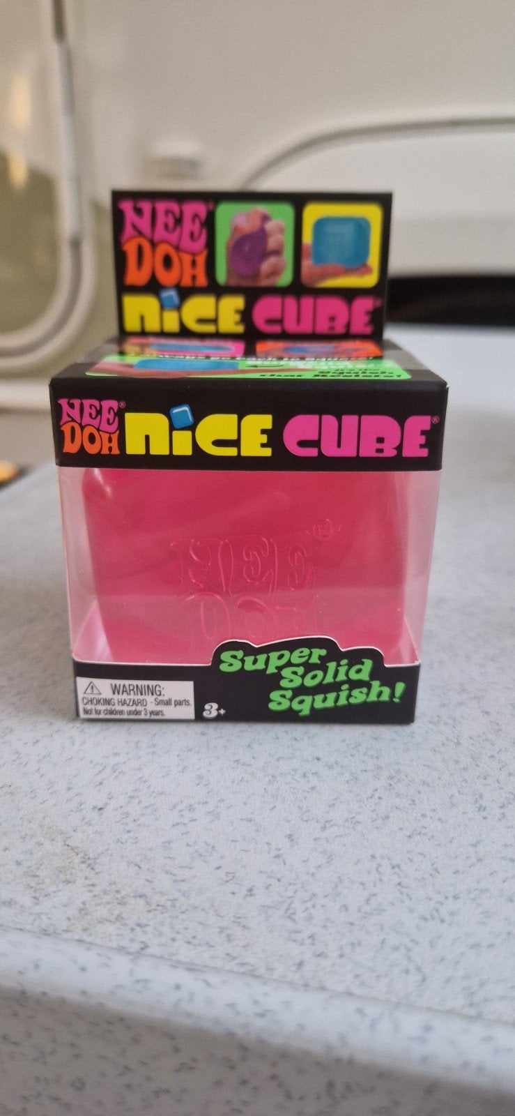 Nee Doh Nice Cube - Roze Stressbal / Squishy, Ophalen of Verzenden, Nieuw, Jongen of Meisje