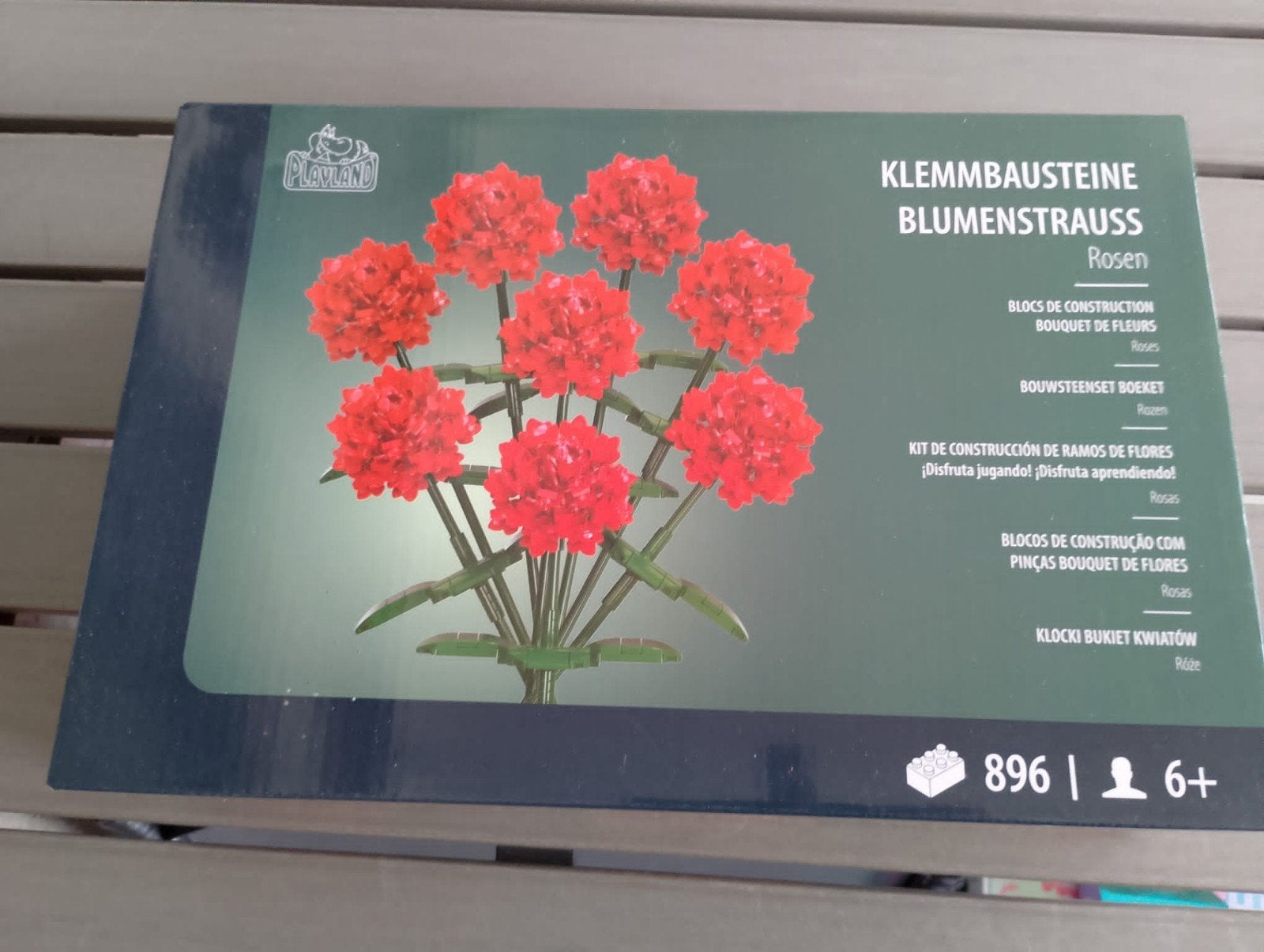 Nieuw in  doos  knutsel bouwsteen set rozen, Hobby en Vrije tijd, Knutselen, Ophalen, Nieuw