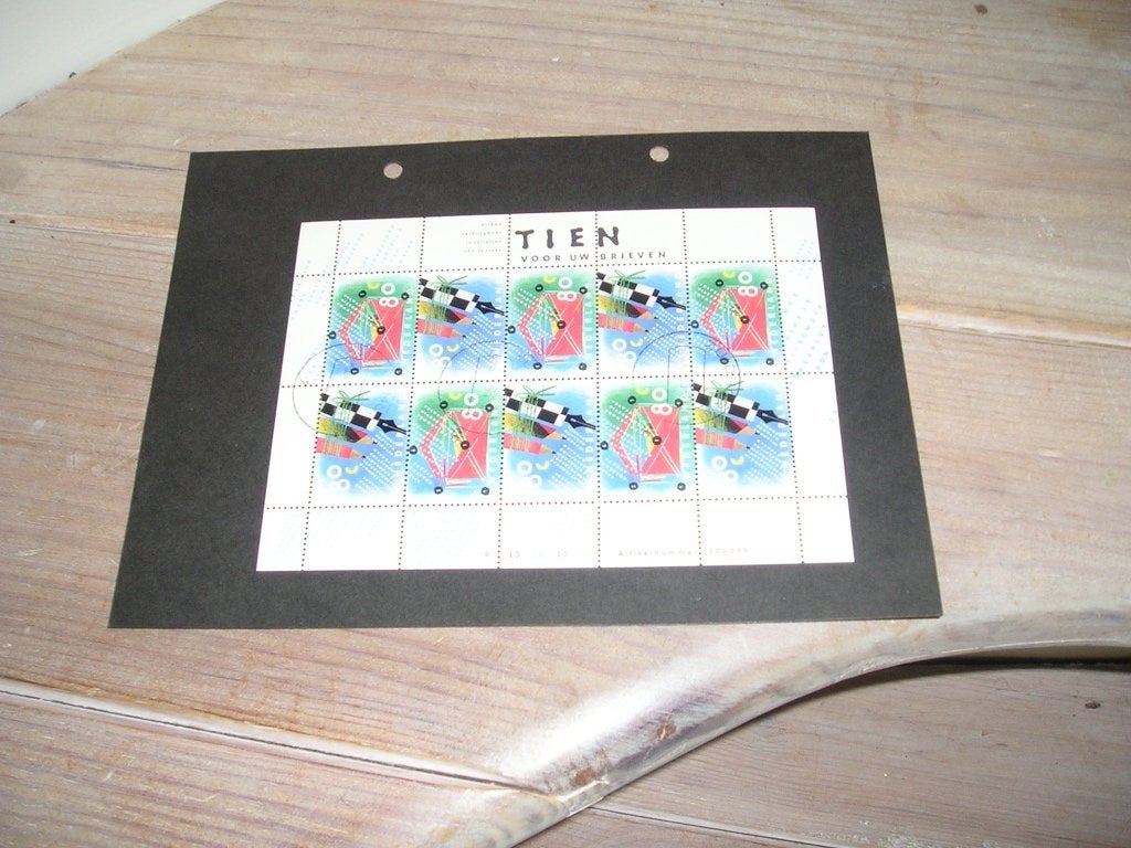 Nederland blok postzegels 1993 gestempeld, Postzegels en Munten, Postzegels | Nederland, Ophalen of Verzenden, Na 1940, Gestempeld
