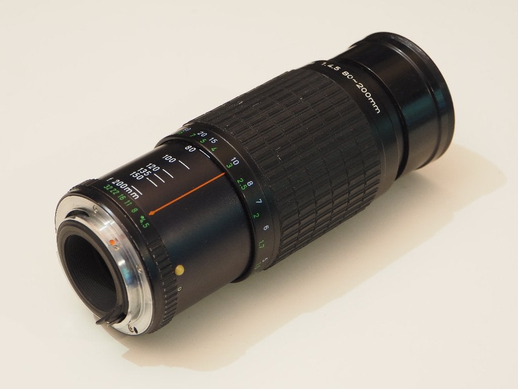 Asahi Pentax TAKUMAR BAYONET ZOOM 1:4.5 80-200 mm, Gebruikt, Overige typen, Pentax K-mount, Pentax