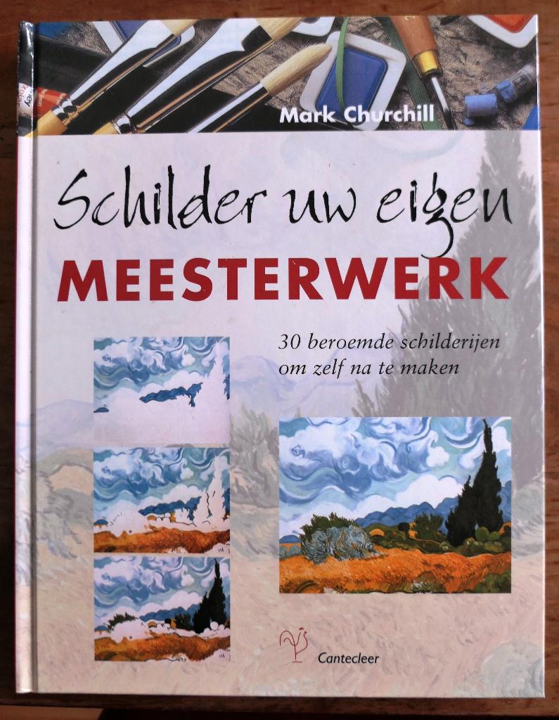 Schilder uw eigen meesterwerk - Mark Churchill, Boeken, Hobby en Vrije tijd, Zo goed als nieuw, Tekenen en Schilderen, Geschikt voor kinderen