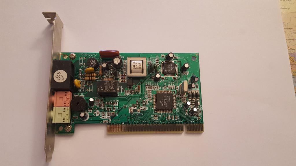 Geluidskaart en Modem SIS 7012 PCI 2.2 (van rond 2002), Computers en Software, Geluidskaarten, Ophalen of Verzenden, Gebruikt