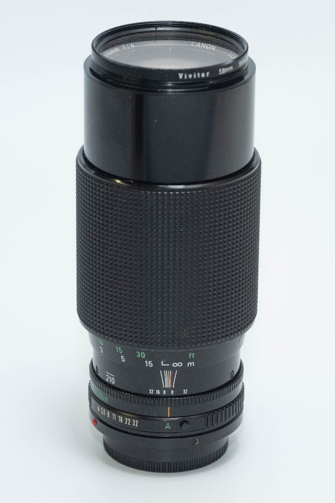 Canon FD 70-210 mm F 4, Ophalen of Verzenden, Zo goed als nieuw, Telelens, Zoom