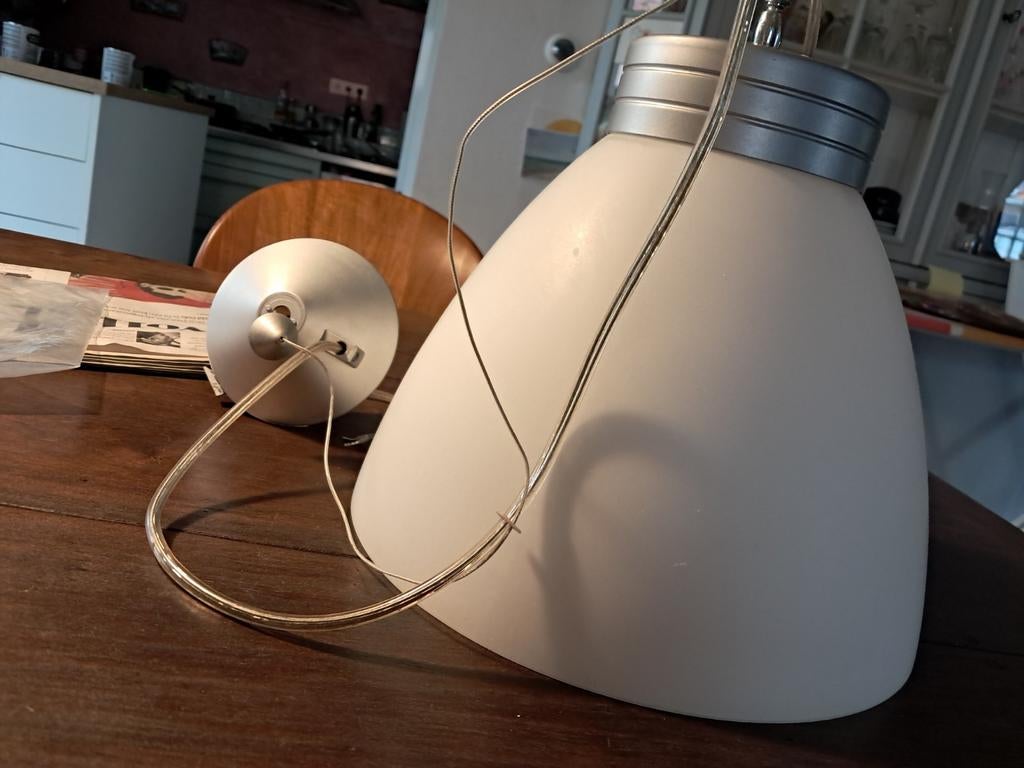 Philips Lirio hanglamp met witte matglazen kelk, Ophalen of Verzenden