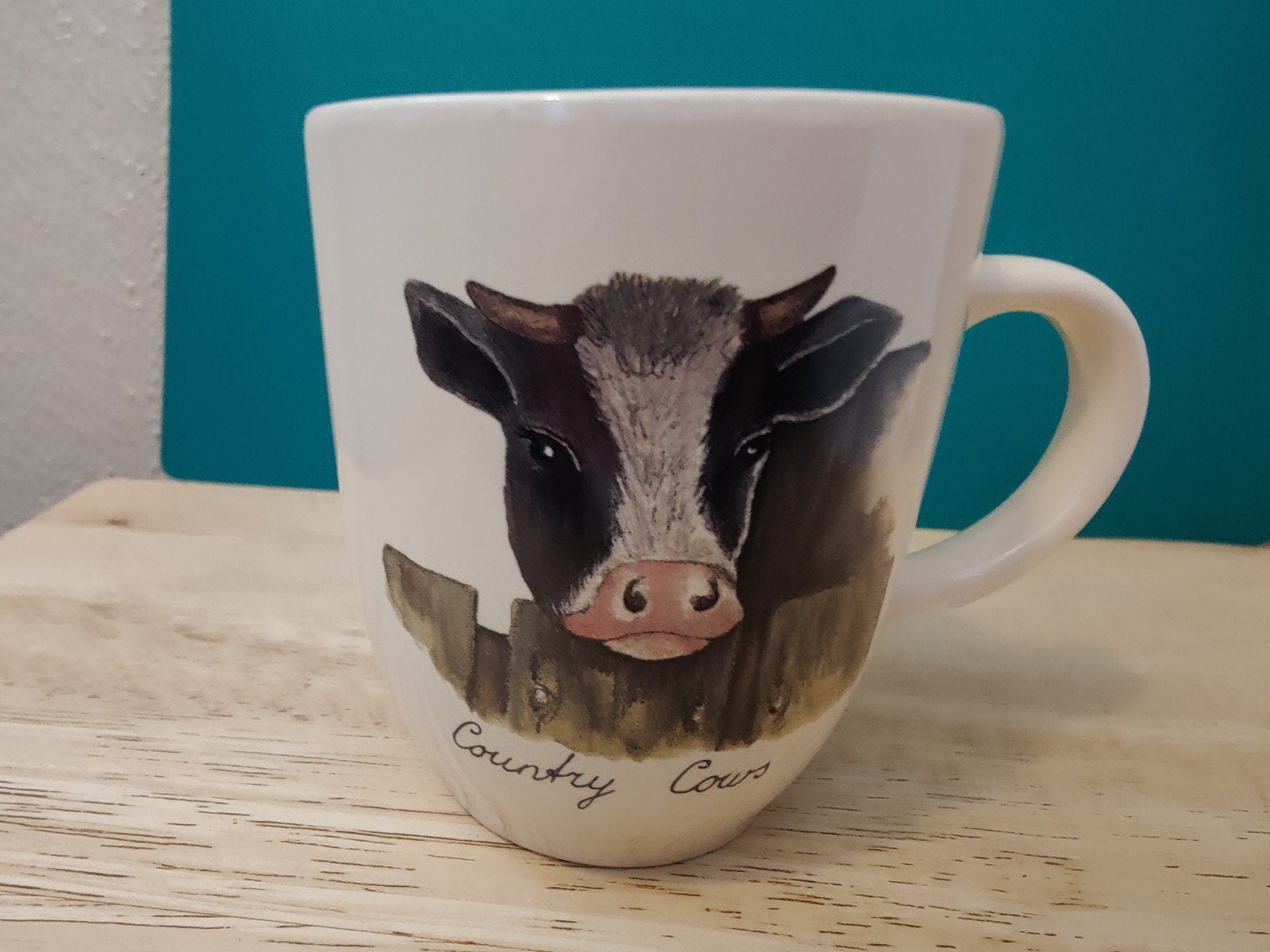 Prachtige koeien mok, van Jet ter Steege, serie Country Cows, Verzenden, Mok, Zo goed als nieuw, Overige stijlen
