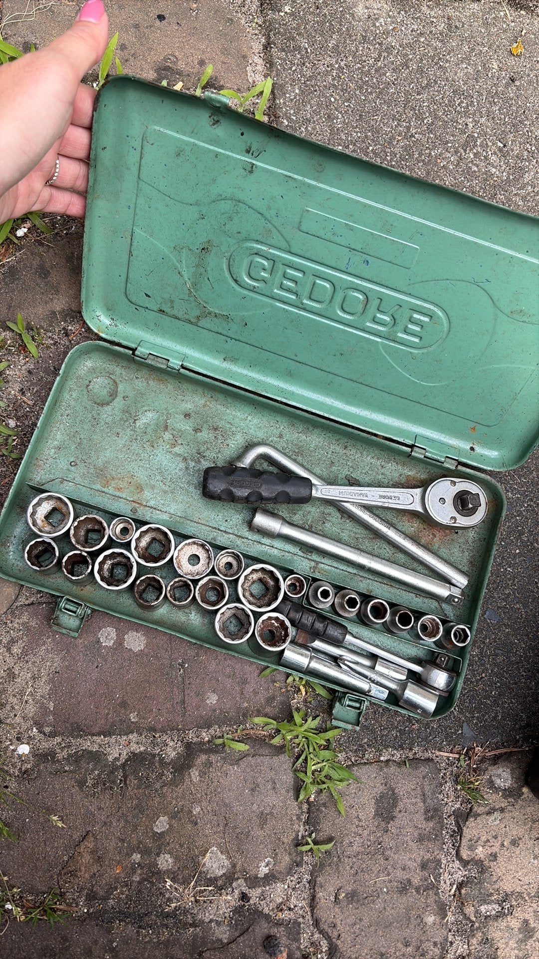 Gedore doppenset, Doe-het-zelf en Verbouw, Ophalen of Verzenden, Gebruikt