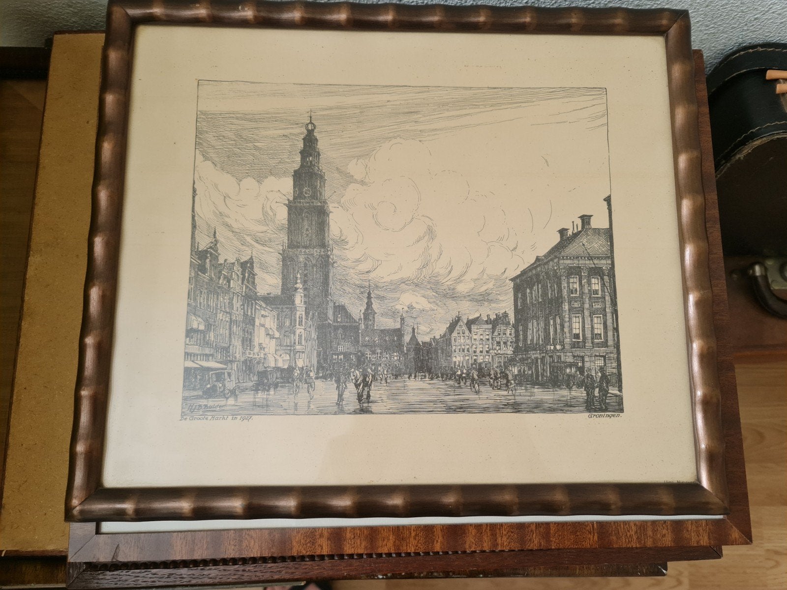 Prenten en foto's van oud Groningen., Ophalen