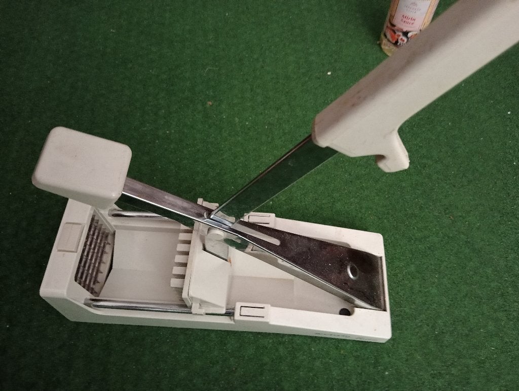 Patat snijder, Ophalen, Zo goed als nieuw, Snijmachine, Wit