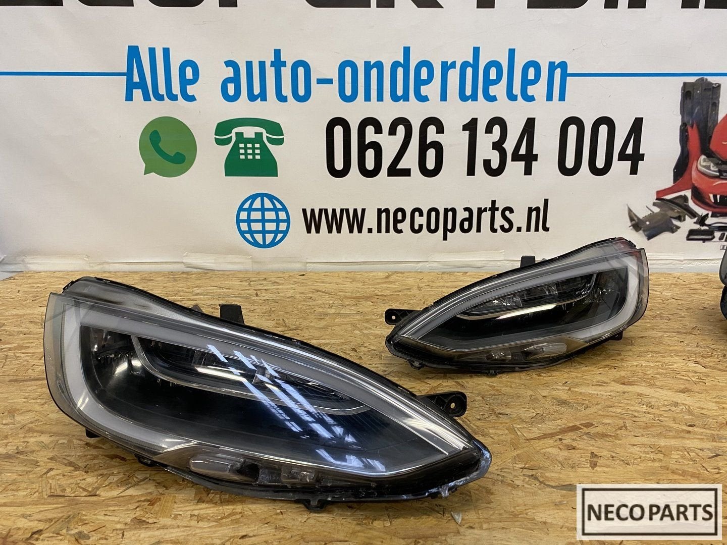 TESLA S VOL LED KOPLAMP KOPLAMPEN COMPLEET ORIGINEEL, Gebruikt, -, Overige automerken, -