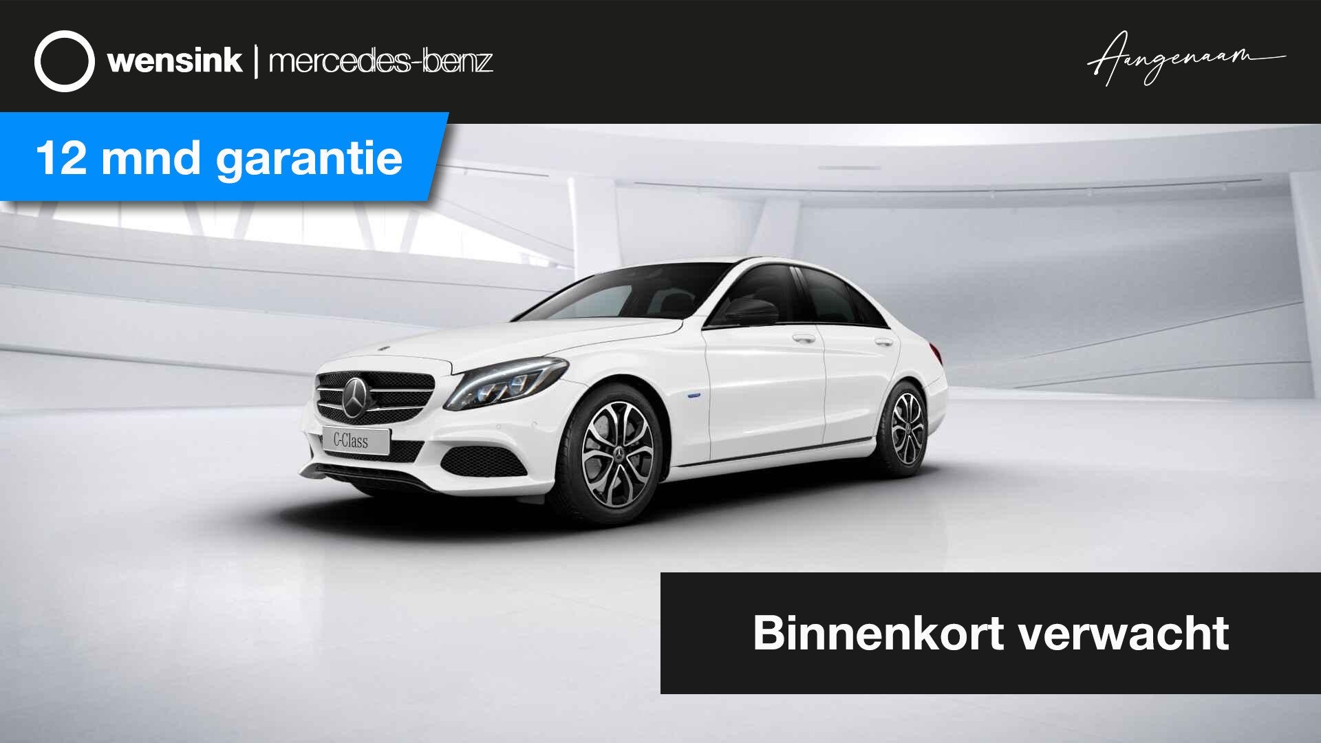 Mercedes-Benz C-klasse 350 e Premium | Night | Schuif/kantel, Auto's, Automaat, Achterwielaandrijving, Gebruikt, Wit