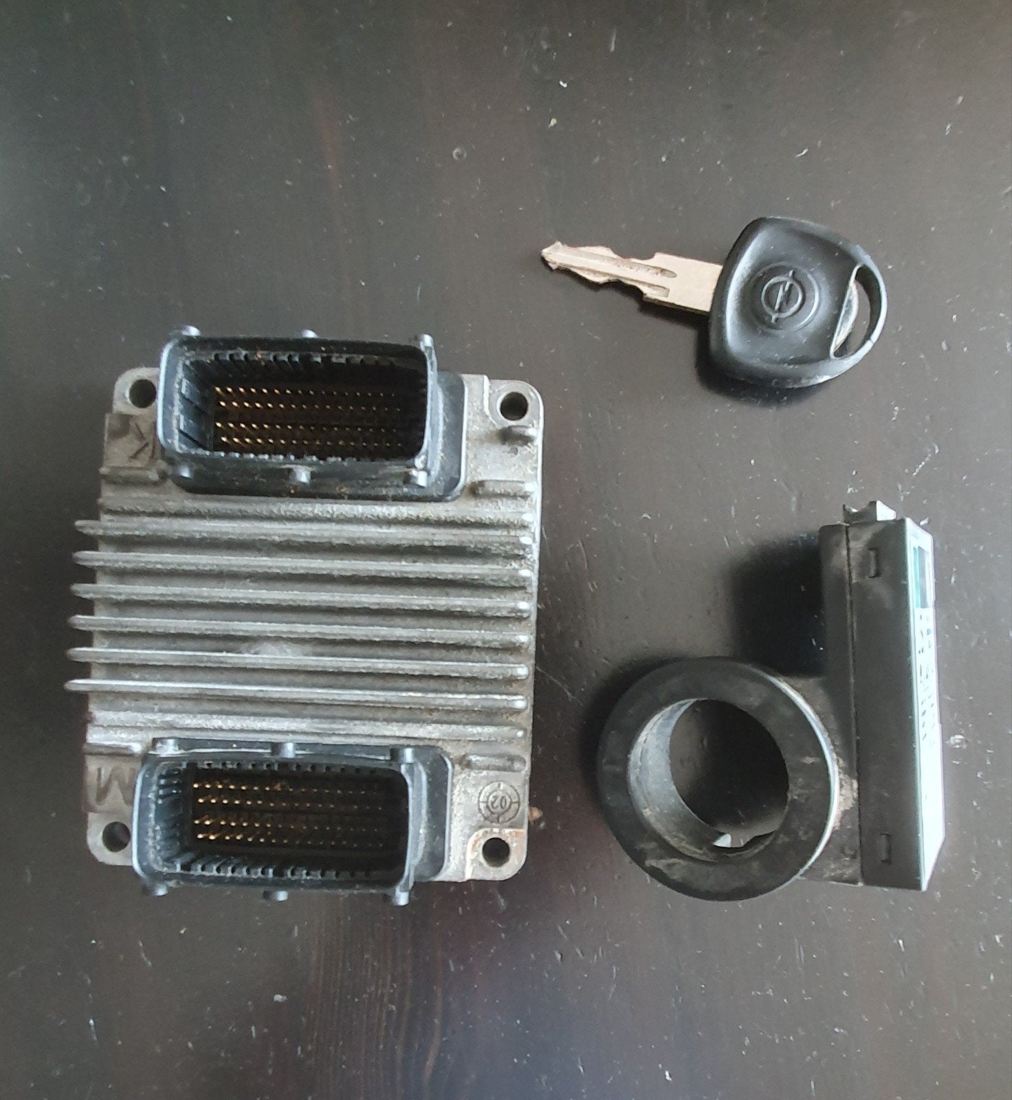 Opel Astra G ECU compleet, Ophalen of Verzenden, Gebruikt, Opel
