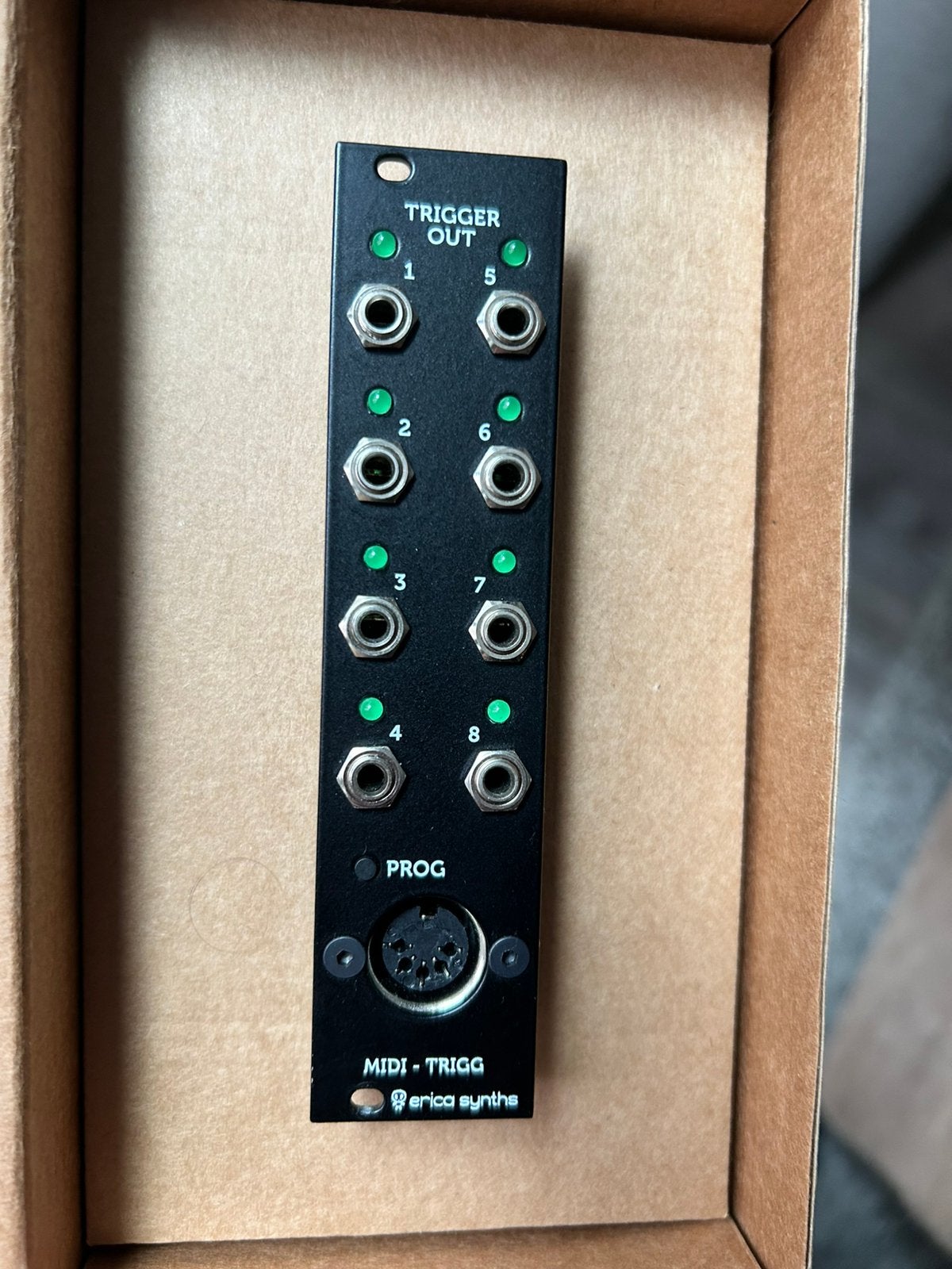 Erica Synths MIDI to Trigger eurorack module, Ophalen of Verzenden, Zo goed als nieuw, Overige merken