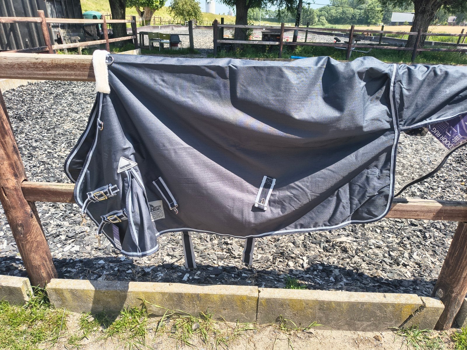 Regendeken nieuw mt 145, Dieren en Toebehoren, Paarden en Pony's | Dekens en Dekjes, 0 g, Ripstop, Nieuw, Ophalen of Verzenden