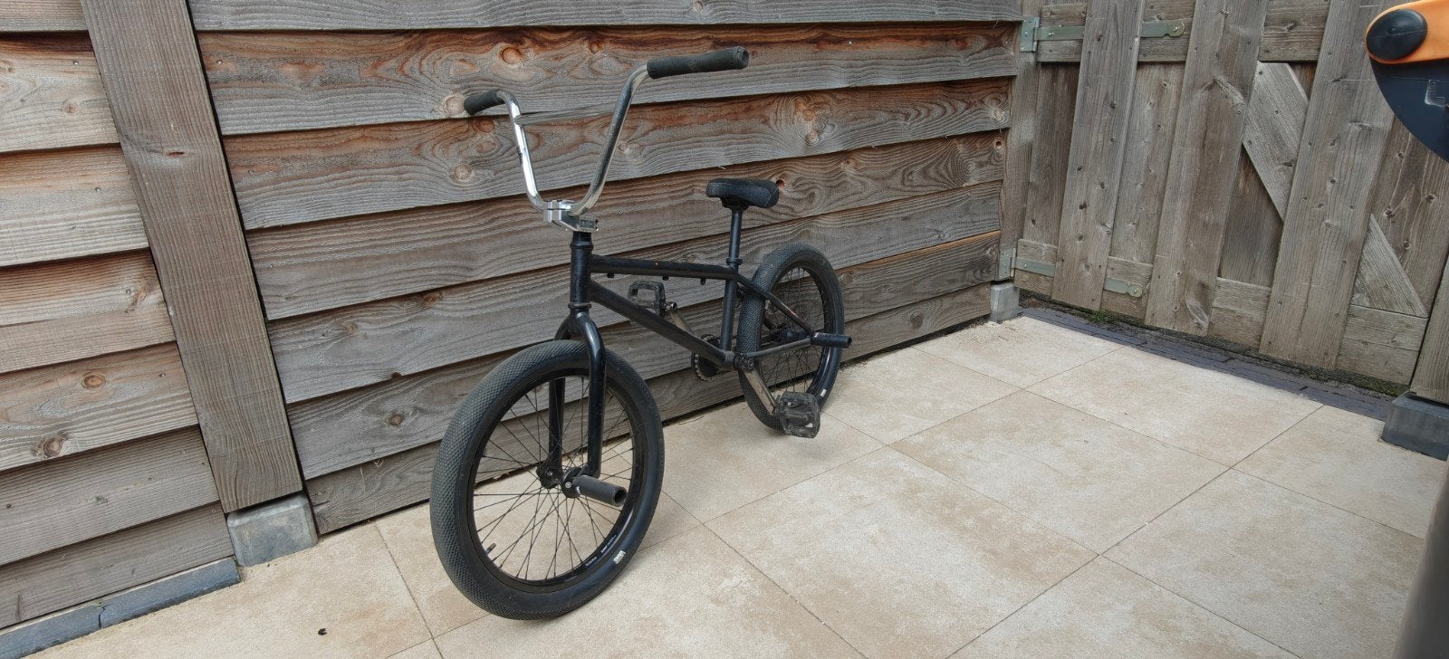 Professionele Custom BMX, Fietsen en Brommers, Fietsen | Crossfietsen en BMX, Gebruikt, 20 tot 24 inch, Staal, Voetsteunen, Velgrem