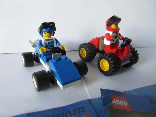 1272+1273 Town, Turbo Racer en Rough Rider met bouwtekening, Ophalen of Verzenden, Zo goed als nieuw, Complete set, Lego