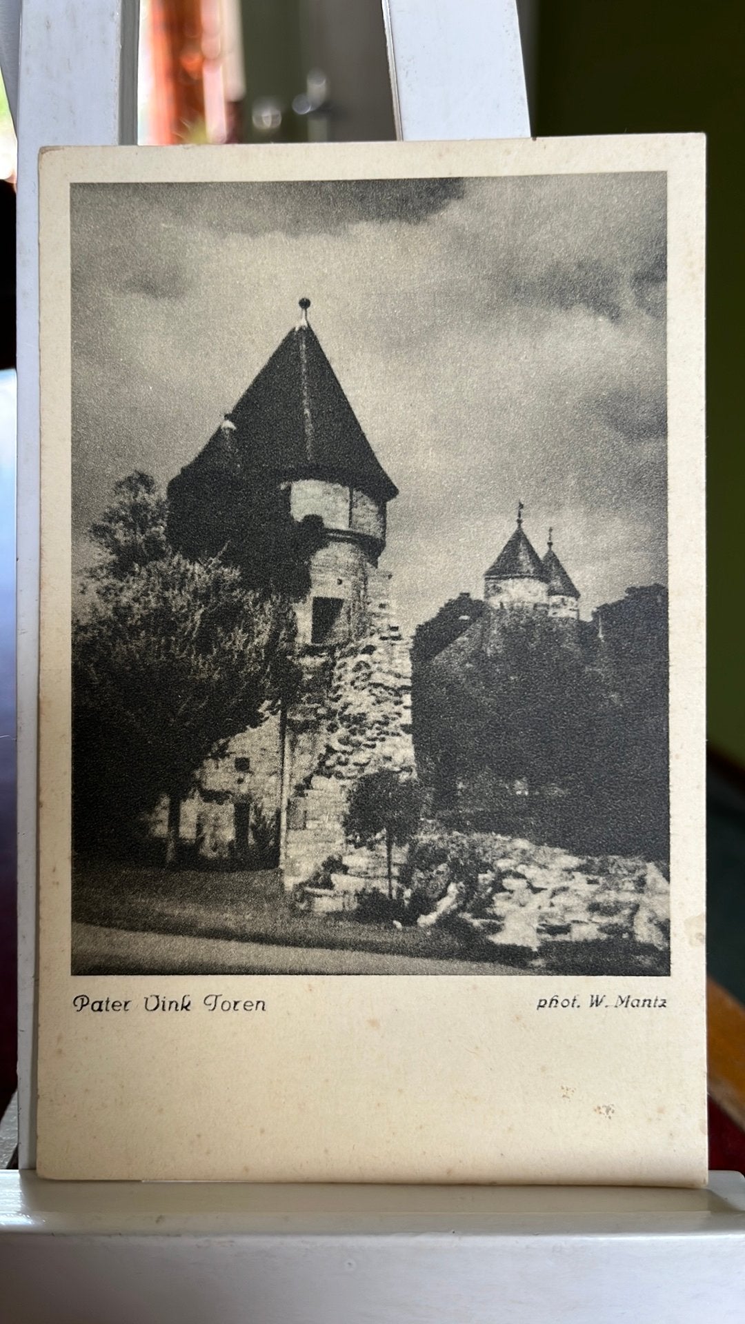 Maastricht Pater Vink toren Limburg zwartwit 1946, Verzamelen, Ophalen of Verzenden, 1940 tot 1960, Limburg