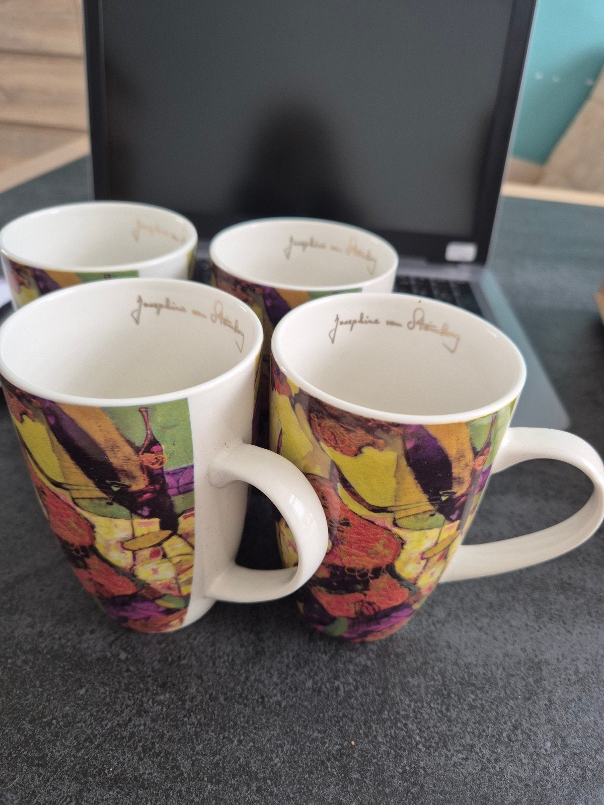Set van 4 mokken (Artis Orbis), Huis en Inrichting, Keuken | Servies, Ophalen of Verzenden, Overige stijlen, Kop(pen) en/of Schotel(s)