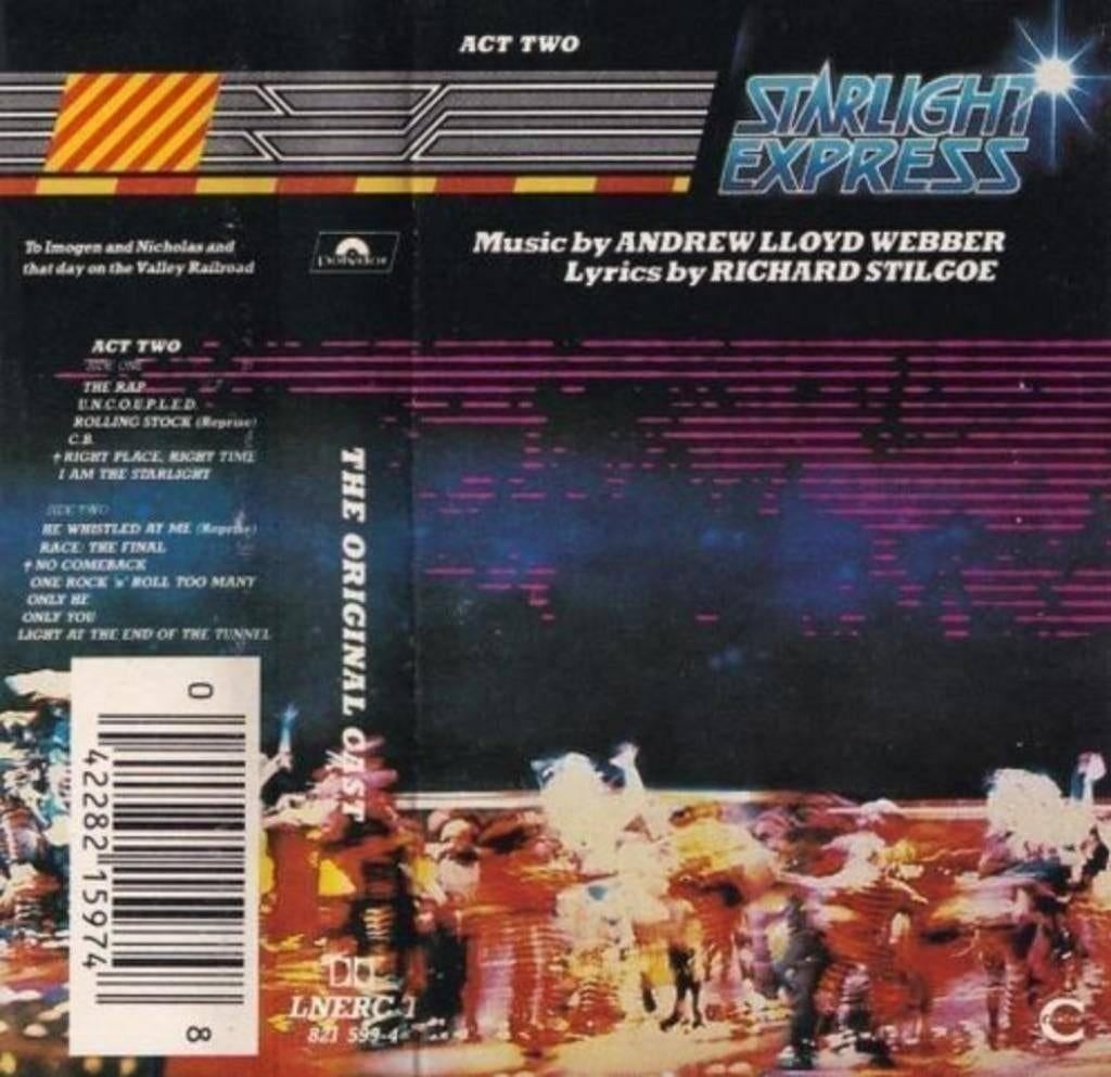 2x Cassettebandje Andrew Lloyd Webber ‎– Starlight Express, Verzenden, Zo goed als nieuw, Pop, 1 bandje