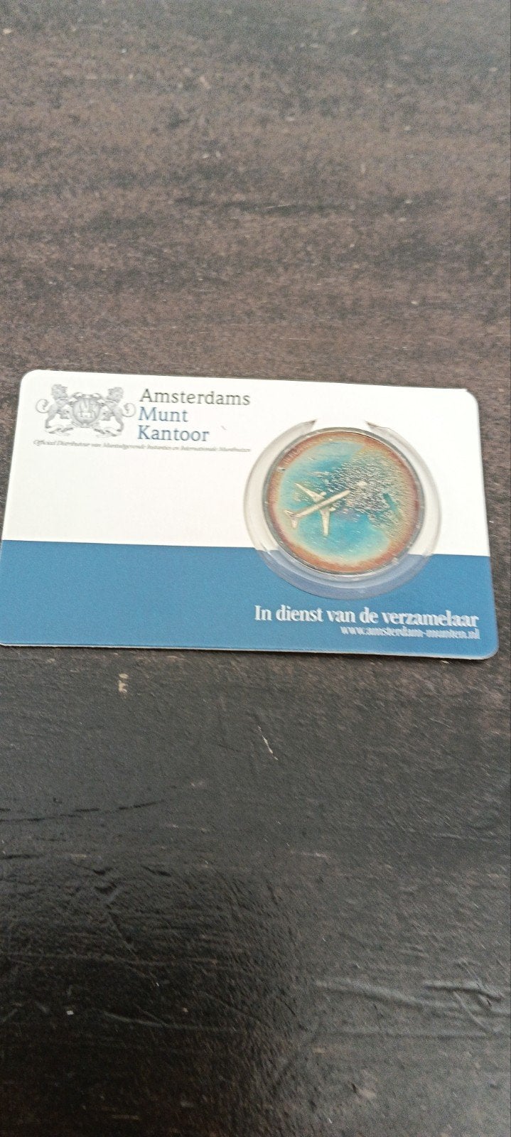Amsterdams Munt Kantoor - Vliegtuig Penning, Postzegels en Munten, Munten | Nederland, Ophalen of Verzenden, Koningin Wilhelmina