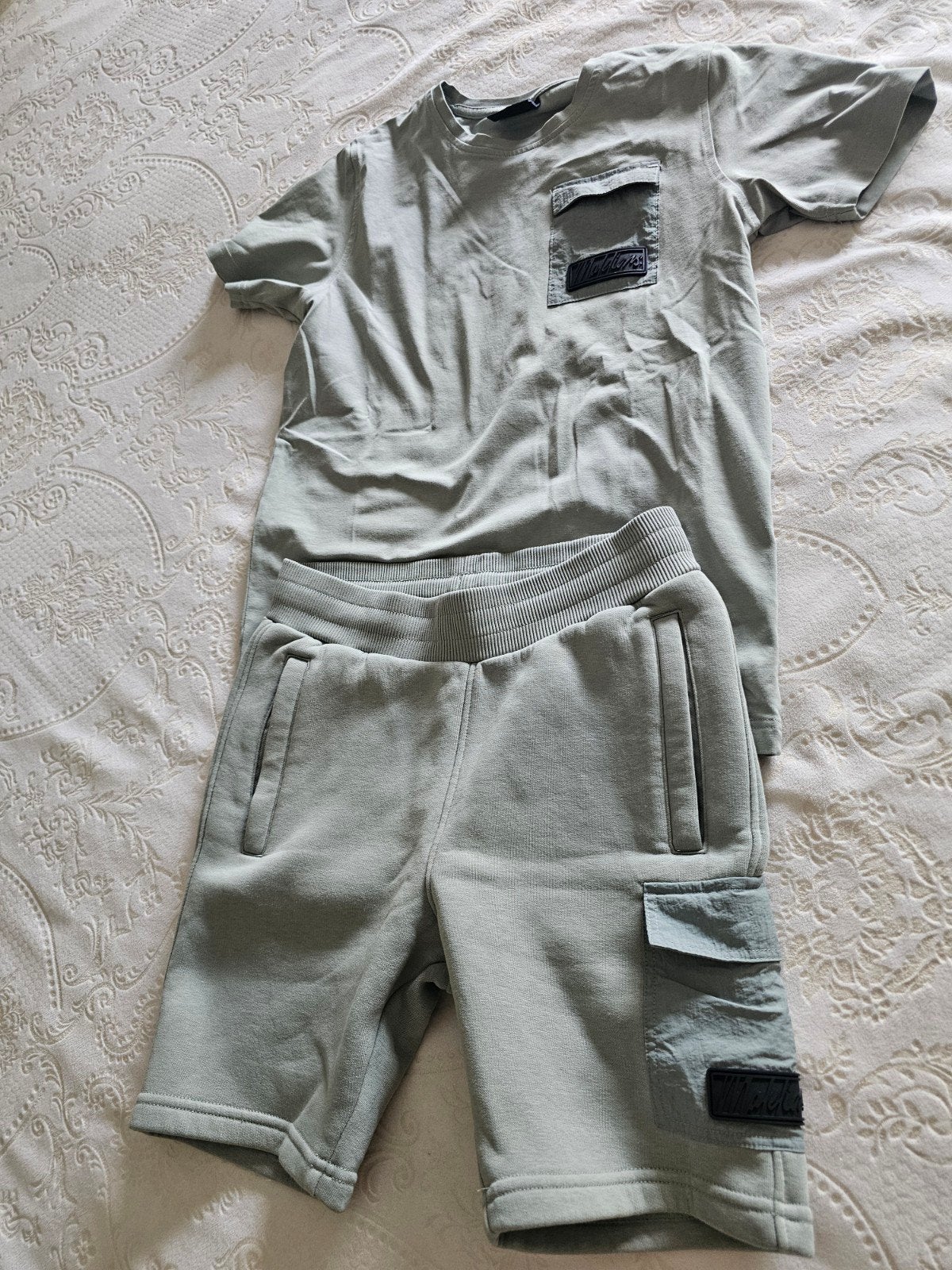 Malelions setje: T-shirt en korte broek maat 152, Ophalen, Malelions, Zo goed als nieuw, Setje