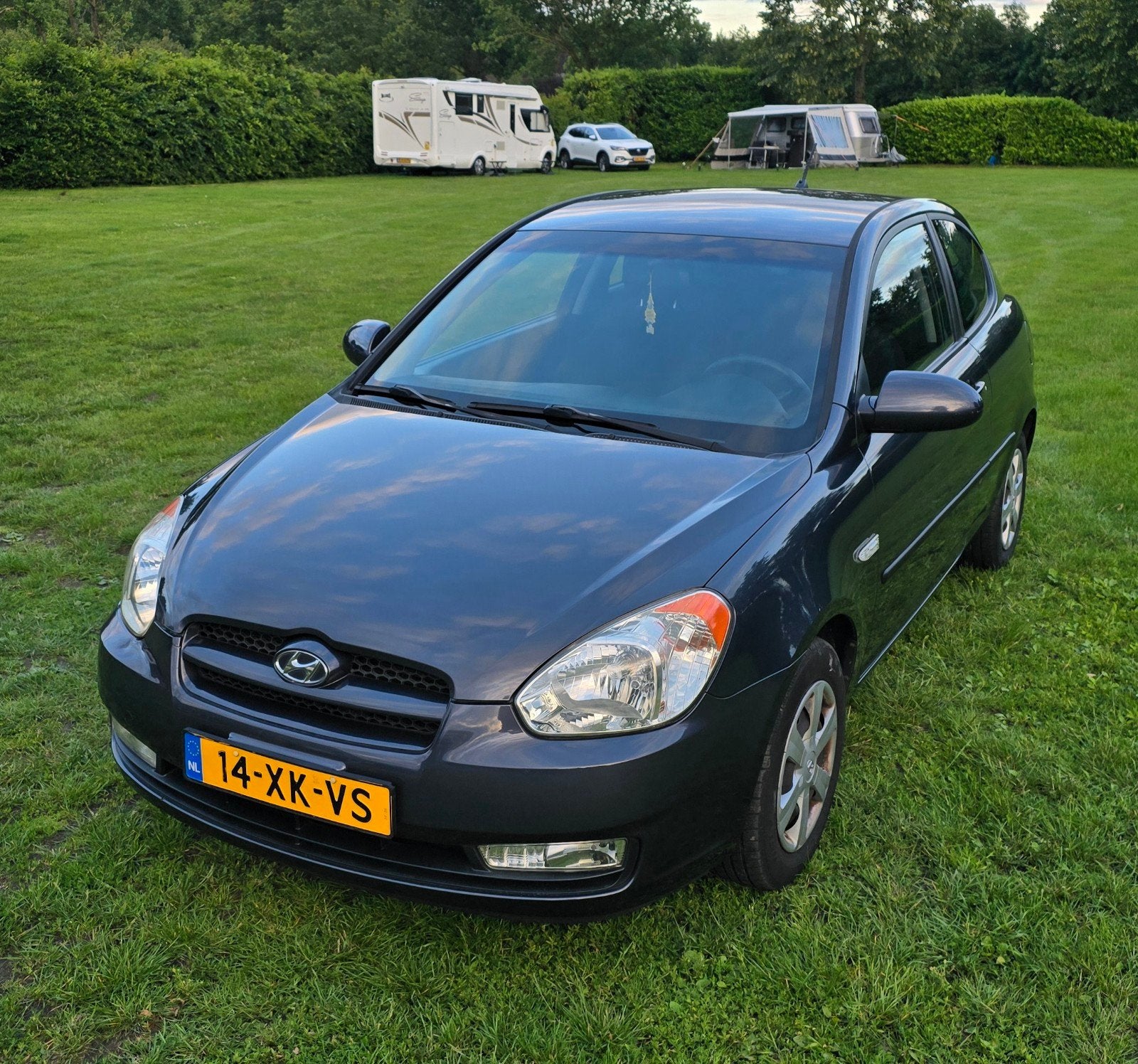 Hyundai Accent 1.4 3DRS 2007 Grijs, Voorwielaandrijving, Accent, 4 cilinders, 1055 kg