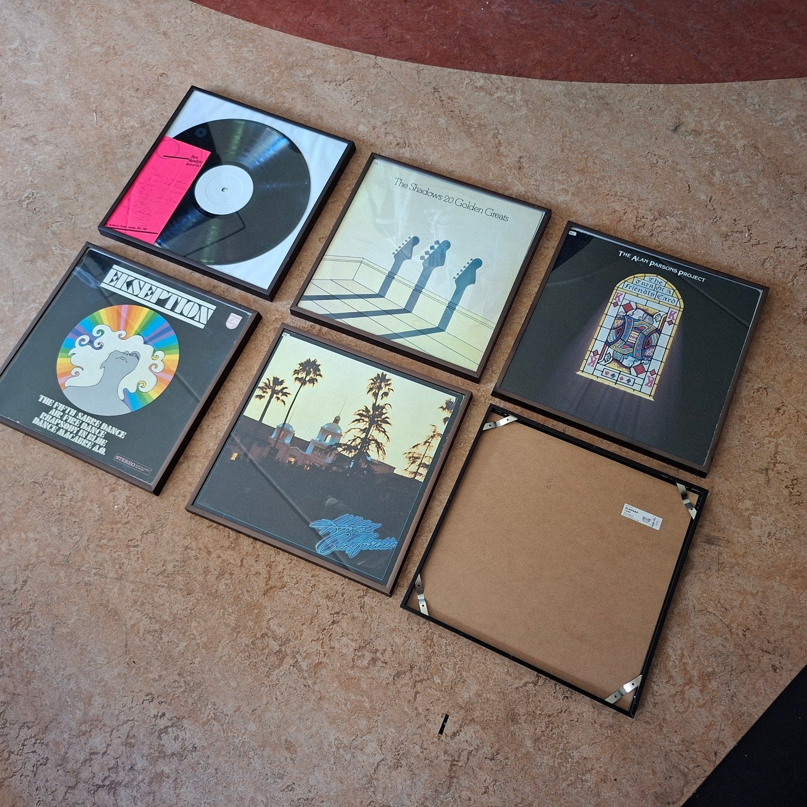 Ikea Gladsax fotolijst op LP formaat / €5 per stuk, Ophalen, Gebruikt, Metaal, Overige kleuren