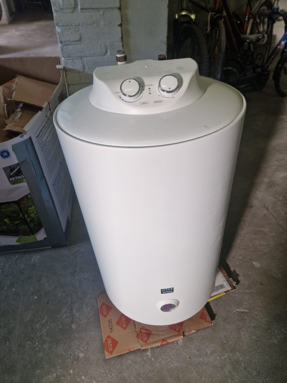 Wahlbach 80l elektrische boiler 2000W, 20 tot 100 liter, Ophalen, Boiler, Minder dan 3 jaar oud