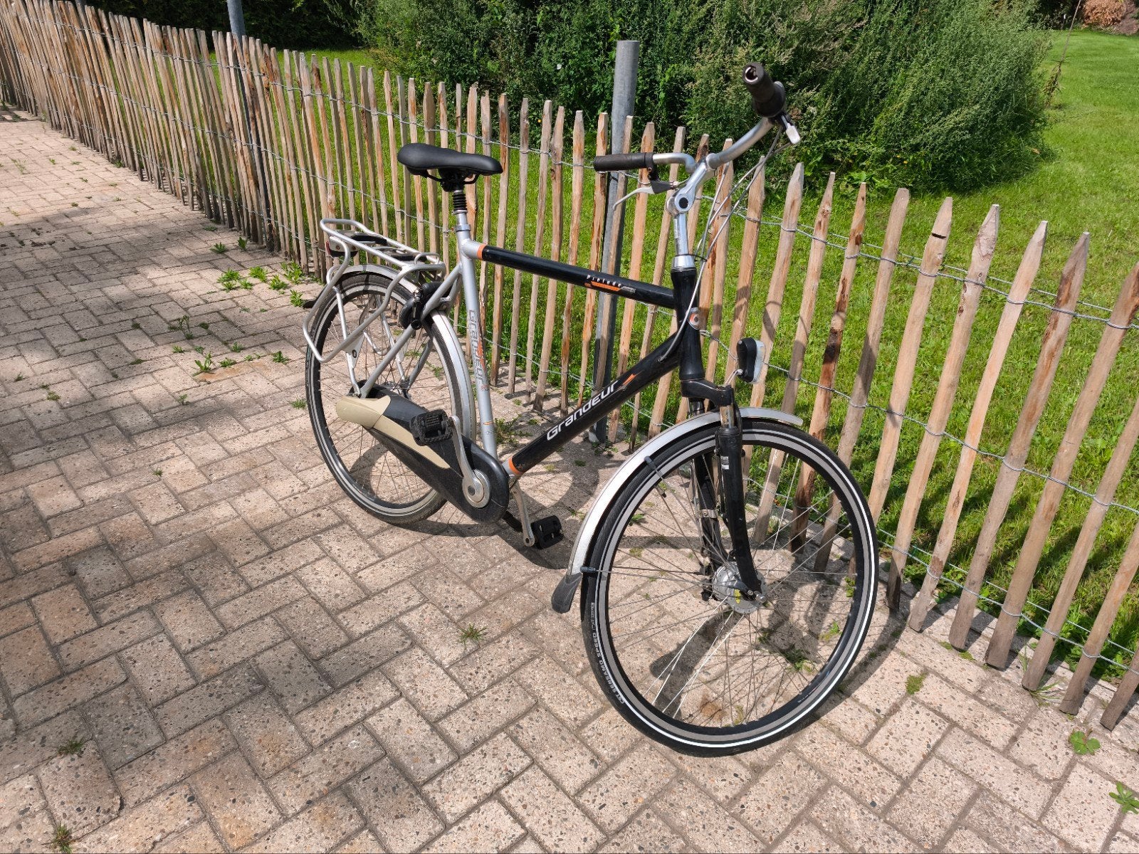Mooie herenfiets 61cm te koop, Fietsen en Brommers, Gebruikt, Versnellingen, 61 tot 65 cm, Schijfrem