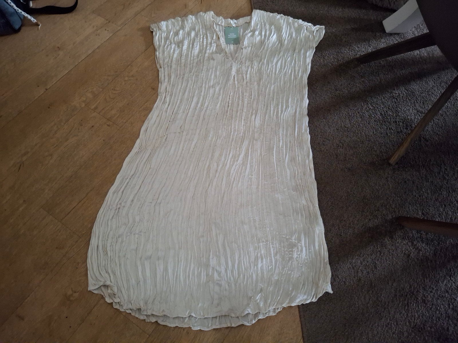 Mooie kaftan jurk XL NIEUW, H&M, Beige, Maat 46/48 (XL) of groter, Nieuw