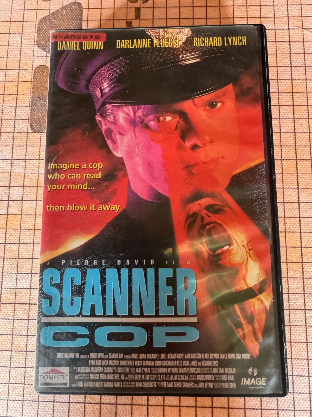 Scanner Cop (VHS) - Actie/Thriller met bovennatuurlijke gave, Gebruikt, Vanaf 16 jaar, Verzenden, Nederlands