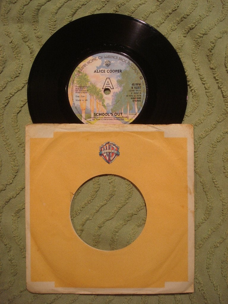 Alice Cooper 7" Vinyl Single: School’s out / Elected (UK) B, Ophalen of Verzenden, Gebruikt, 7 inch, Rock en Metal