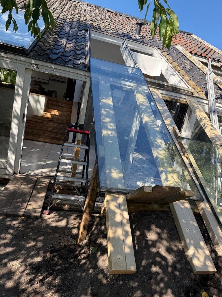 Dubbel glas, Ophalen, Gebruikt, 80 tot 120 cm, 160 cm of meer