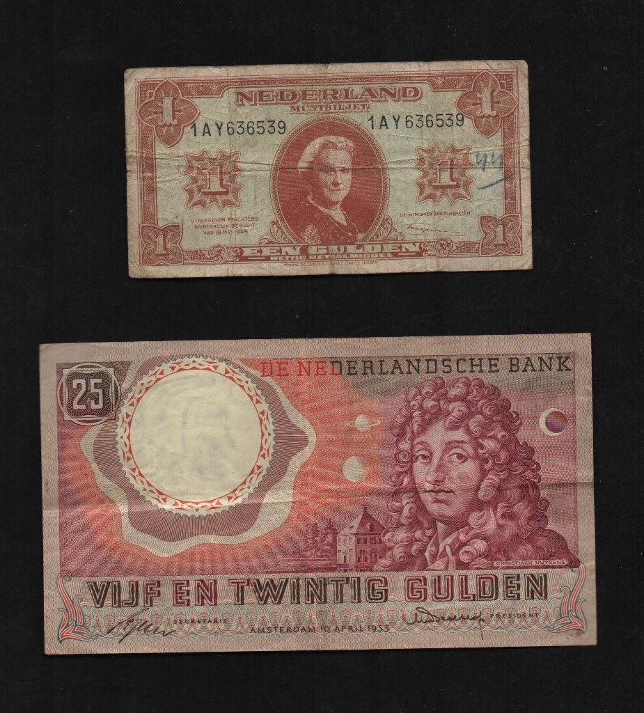 Setje Bankbiljetten 1945-1955 Zeer Fraaie Biljetten, Postzegels en Munten, Ophalen of Verzenden, 10 gulden, Setje